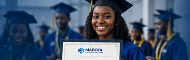 Training graduation illustration